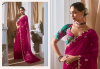 Rangaat Party Wear Fancy Fabric Saree With Designer Lace